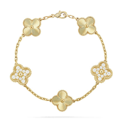 [Star Jewelry] CLOVER 5 MOTIF LASER BRACELET COLLECTION