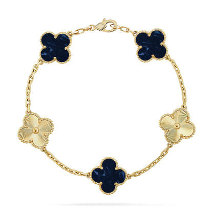 [Star Jewelry]CLOVER 5 MOTIF PIETERSITE BRACELET COLLECTION