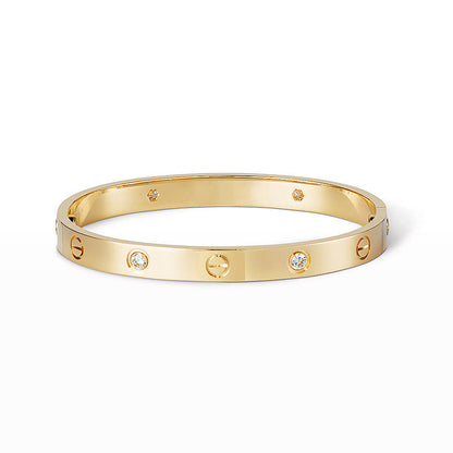 [Star Jewelry]LOVE BRACELET 6.1MM 4 DIAMONDS