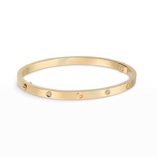[Star Jewelry]LOVE BRACELET 3.65MM 6 DIAMONDS