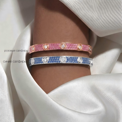 [✨Start💎]2026 PAVE GEMSTONE LOVE BRACELET 6.1MM 10 DIAMONDS