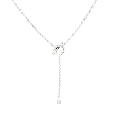 [Star Jewelry]FINESSE SILVER DIAMOND NECKLACE