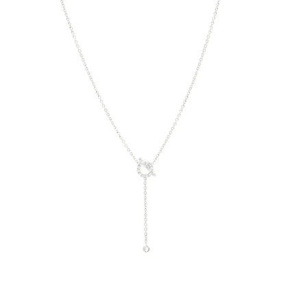 [Star Jewelry]FINESSE SILVER DIAMOND NECKLACE