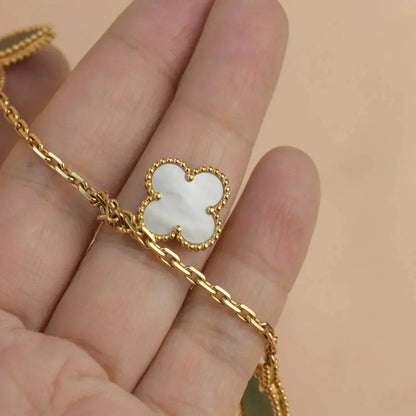 [Star Jewelry]LUCKY SPRING 5 MOTIF GOLD BRACELET