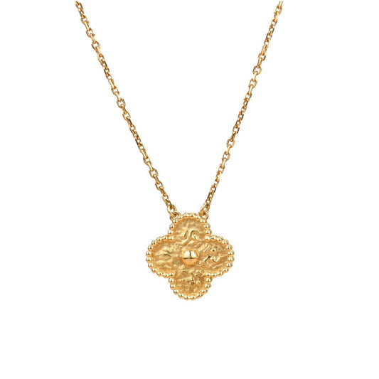 [Star Jewelry]CLOVER 15MM  BRONZING NECKLACE