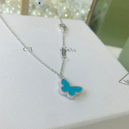 [Star Jewelry]BUTTERFLY TURQUOISE BUTTERFLY BRACELET SILVER
