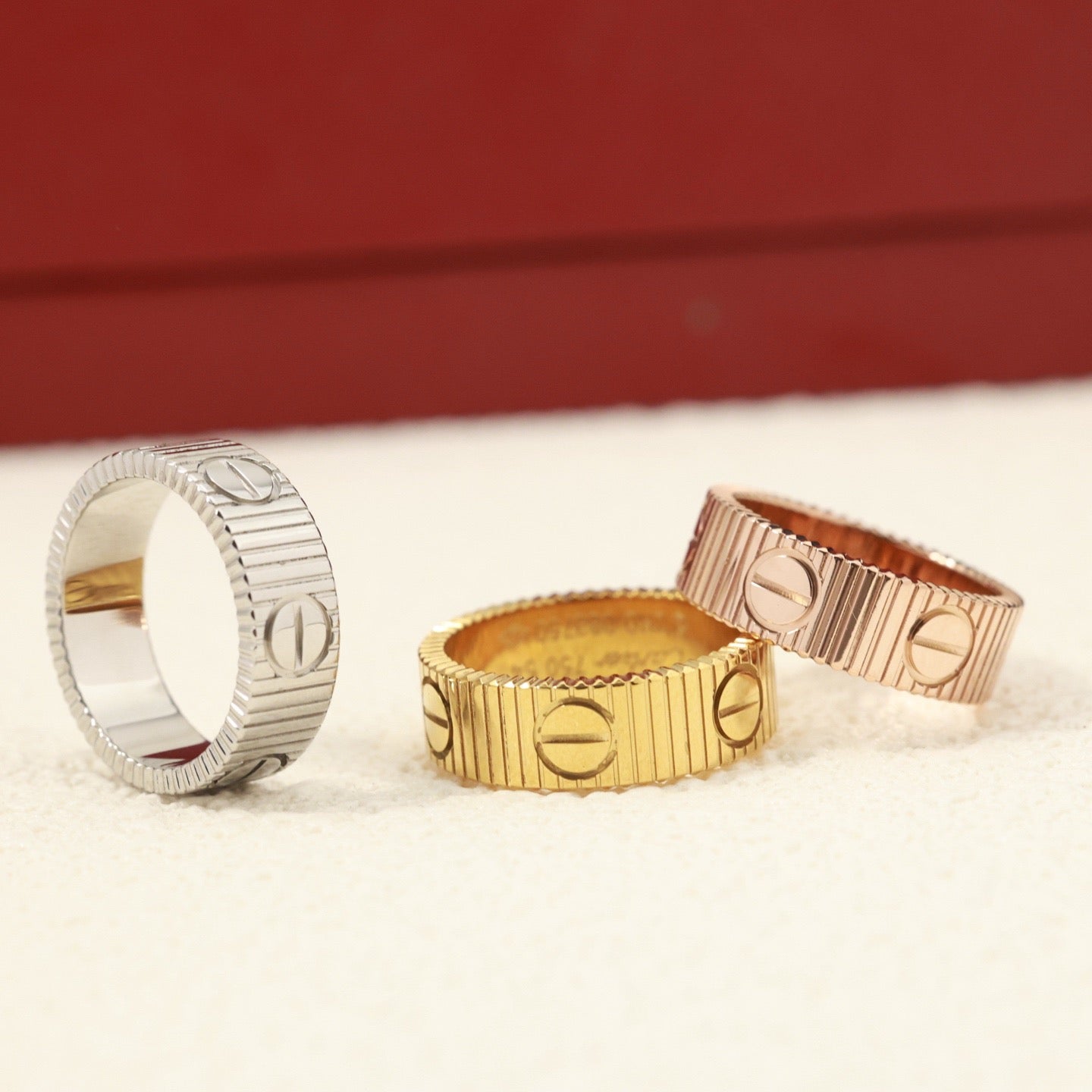 [Star Jewelry] 2025 NEW LOVE RING BRUSHED STYLE