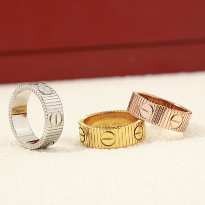 [Star Jewelry] 2025 NEW LOVE RING BRUSHED STYLE