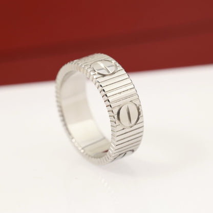 [Star Jewelry] 2025 NEW LOVE RING BRUSHED STYLE