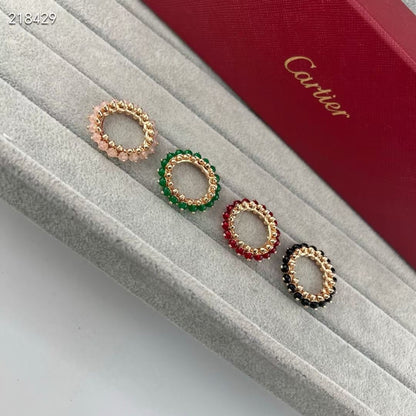 [✨Star Jewelry💎]CLASH NEW COLORED GEMSTONE RING