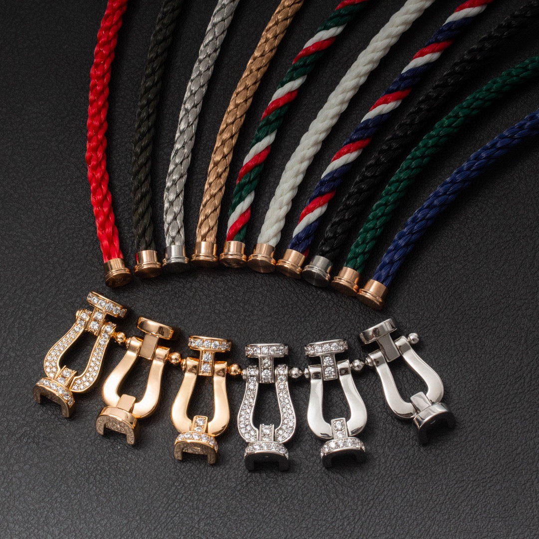 [Star Jewelry]FORCE LARGE HORSESHOE NO DIAMOND BRACELET GOLD