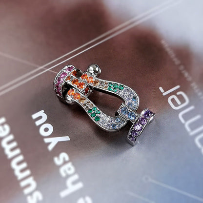 [Star Jewelry]FORCE LARGE HORSESHOE CLASP  METAL BRACELET