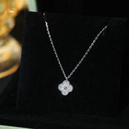 [Star Jewelry]CLOVER MINI 9.5MM PENDANT DIAMOND NECKLACE