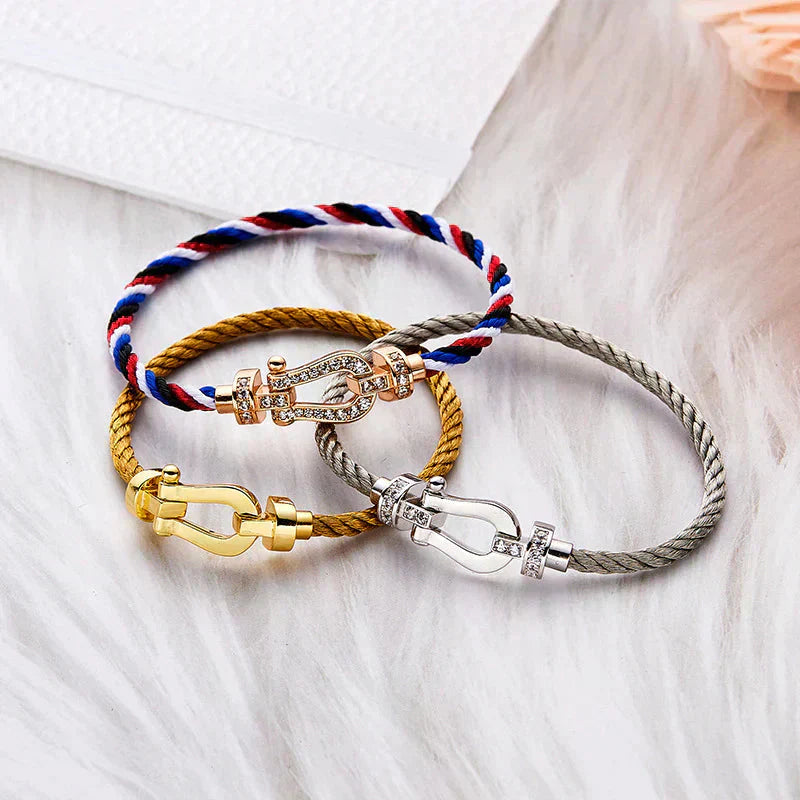[Star Jewelry]FORCE LARGE HORSESHOE NO DIAMOND BRACELET GOLD