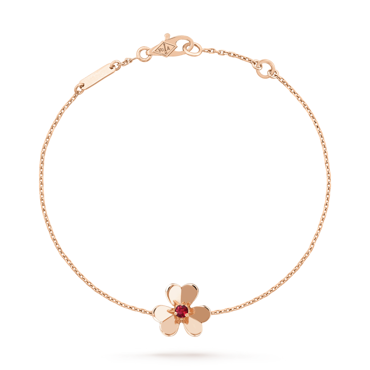 [Star Jewelry]FRIVOLE GOLD FLOWER PINK MALACHITE BRACELET
