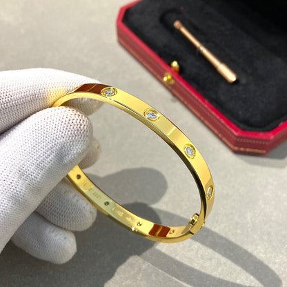 [Star Jewelry]LOVE BRACELET 6.1MM 10 DIAMONDS