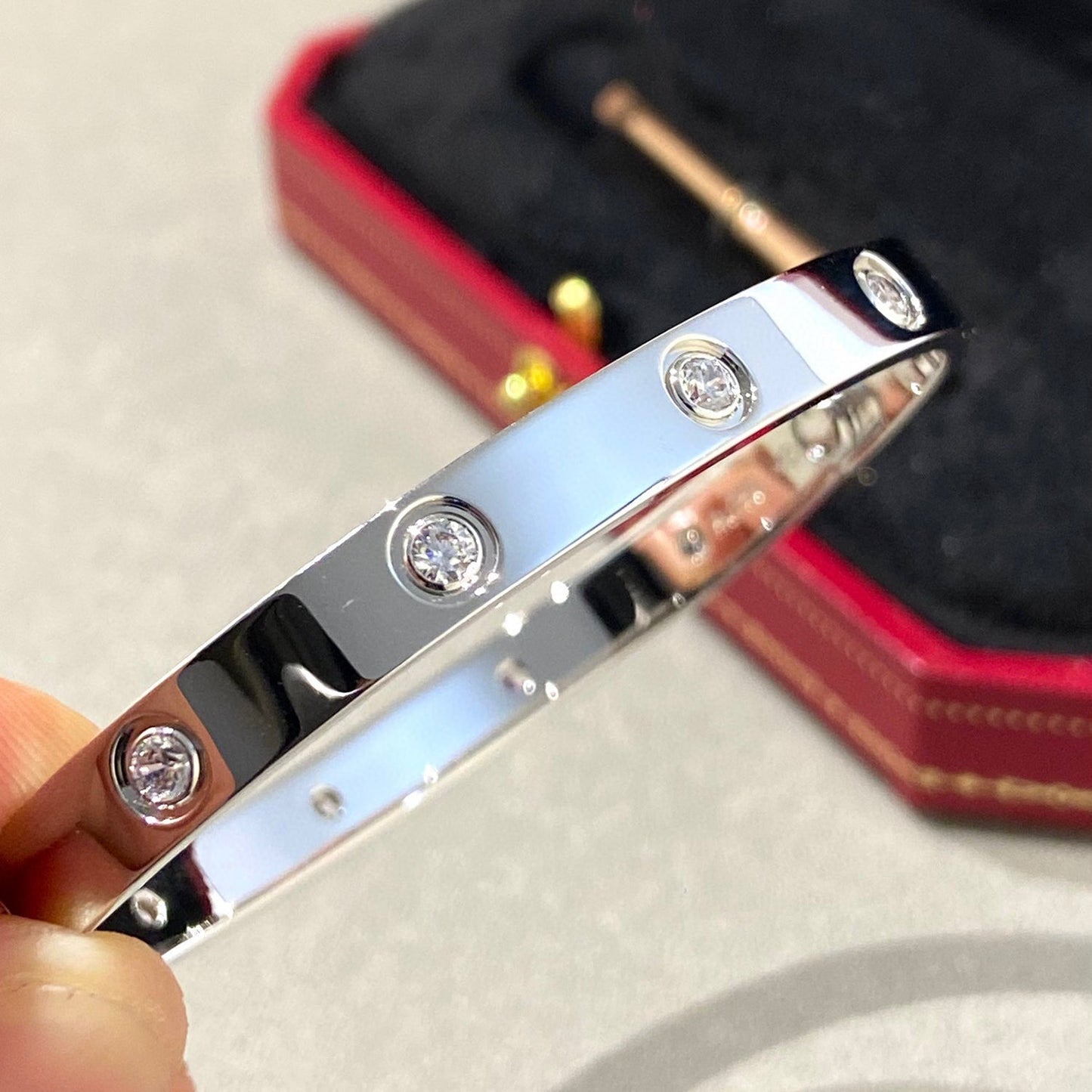 [Star Jewelry]LOVE BRACELET 6.1MM 10 DIAMONDS