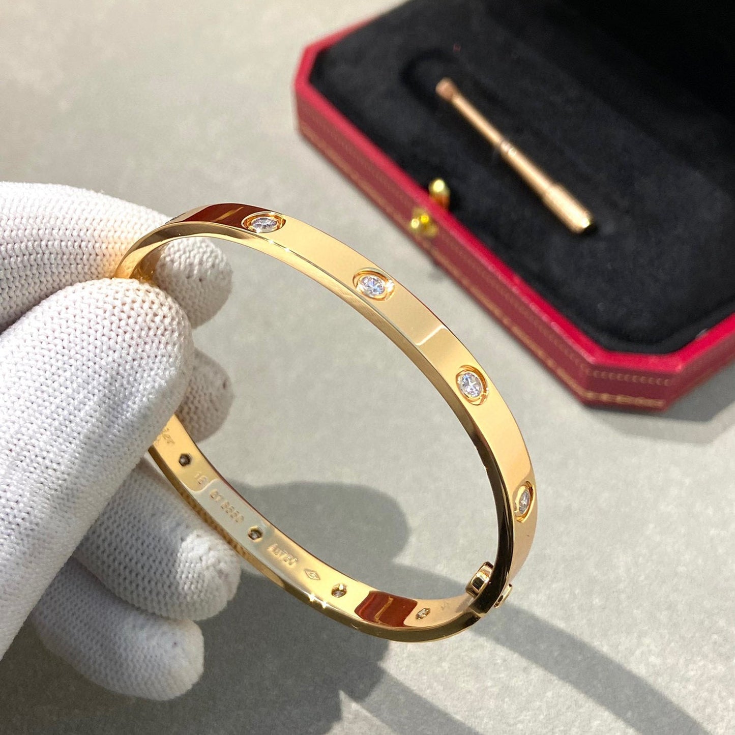[Star Jewelry]LOVE BRACELET 6.1MM 10 DIAMONDS
