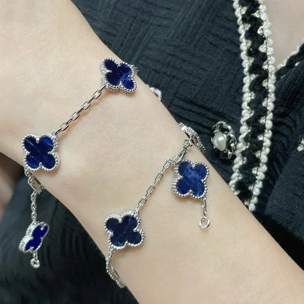 [Star Jewelry]CLOVER 5 MOTIF PIETERSITE BRACELET COLLECTION