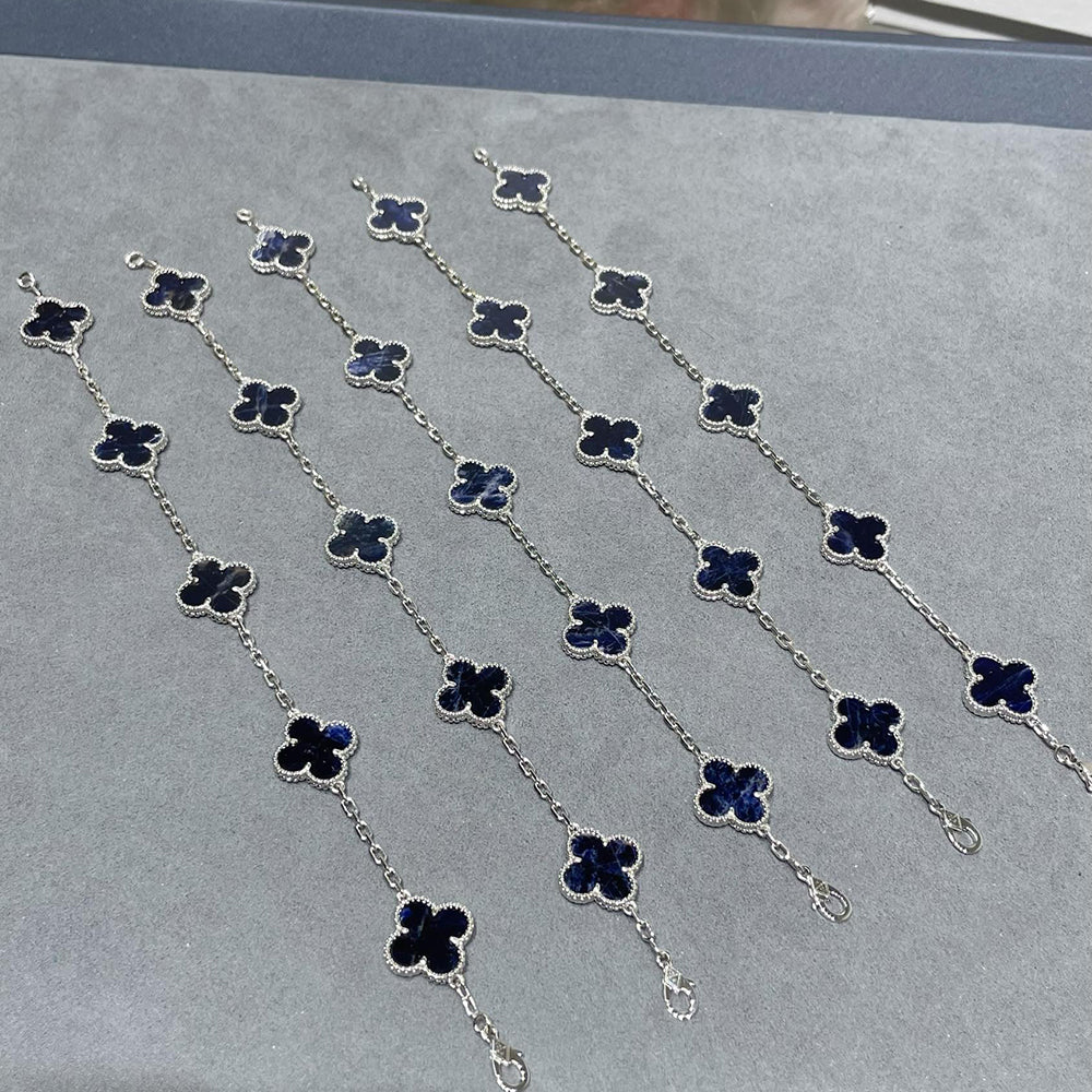 [Star Jewelry]CLOVER 5 MOTIF PIETERSITE BRACELET COLLECTION