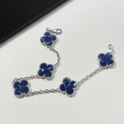 [Star Jewelry]CLOVER 5 MOTIF PIETERSITE BRACELET COLLECTION