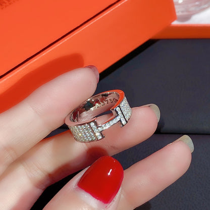 [Star Jewelry]H RING FULL DIAMOND