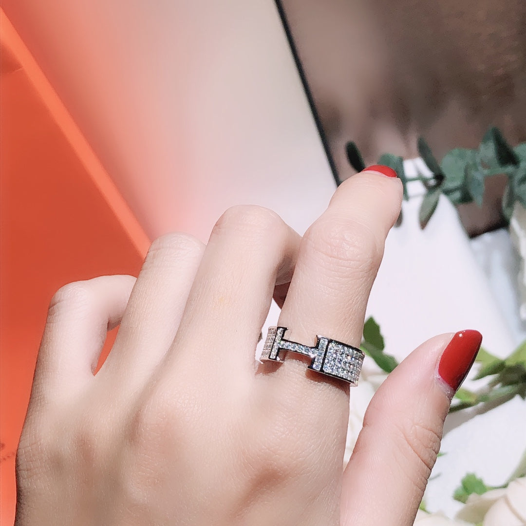 [Star Jewelry]H RING FULL DIAMOND