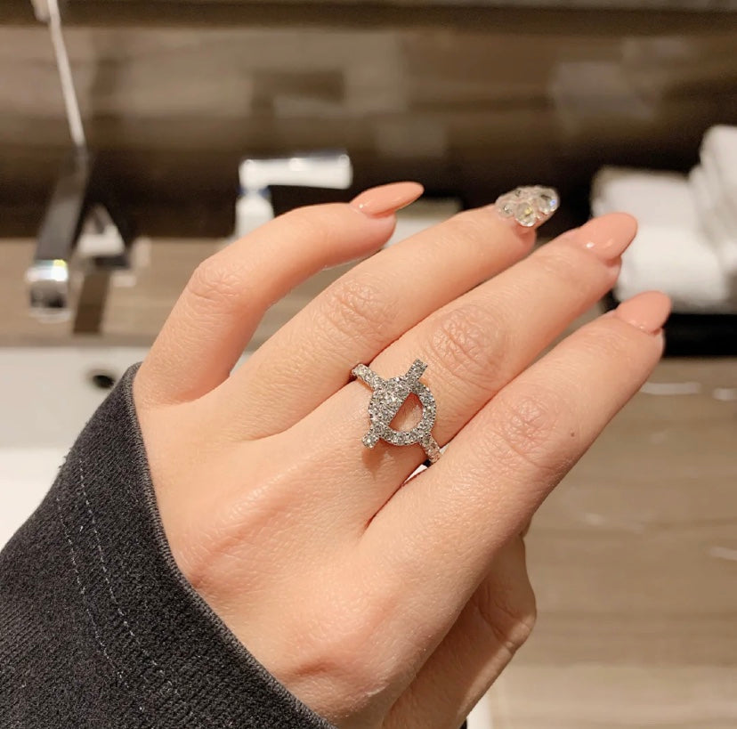 [Star Jewelry]ECHAPPEE RING SILVER DIAMOND