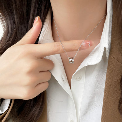 [Star Jewelry]BEE MINI PEDANT DIAMOND NECKLACE