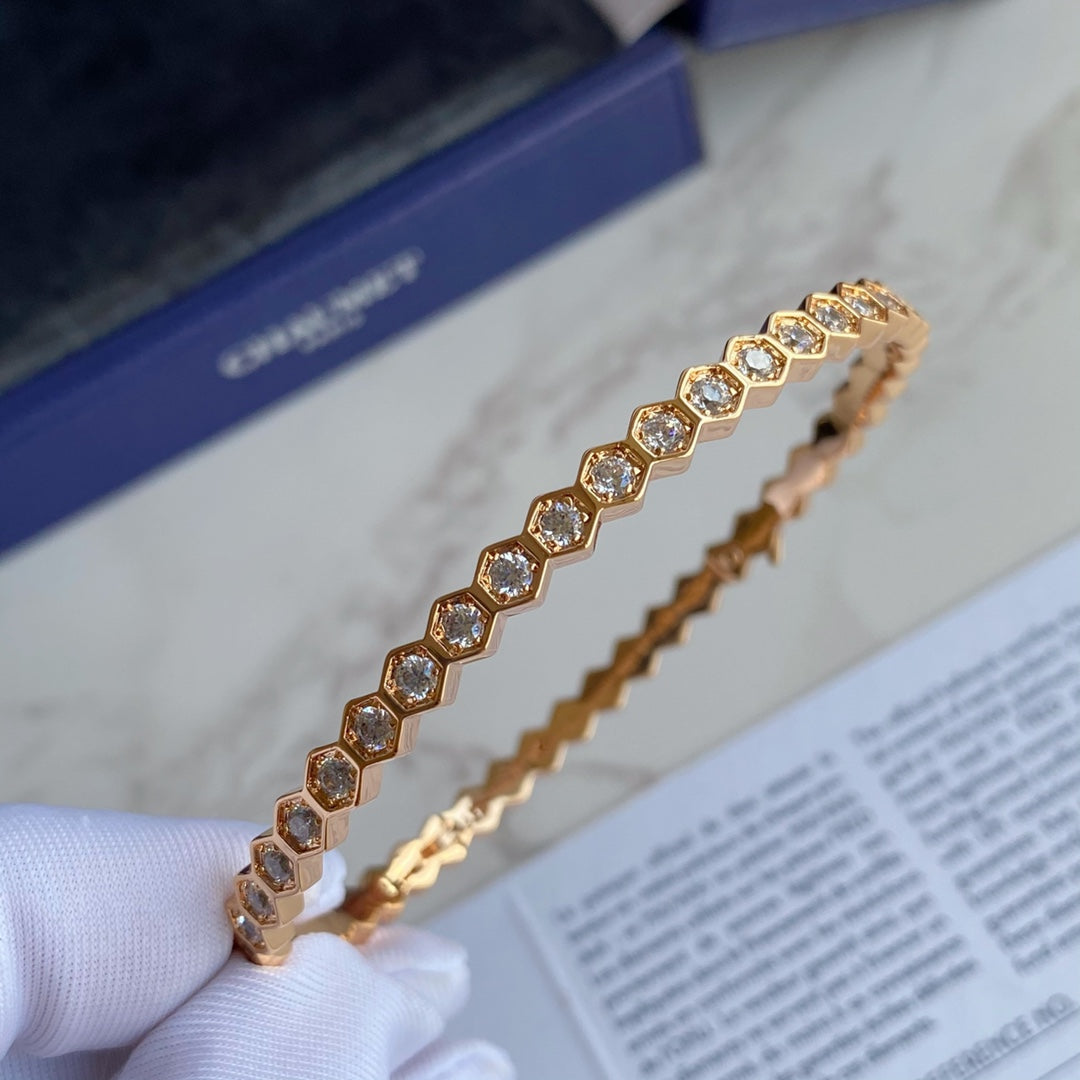 [Star Jewelry]BEE LOVE GOLD BRACELET FULL DIAMOND