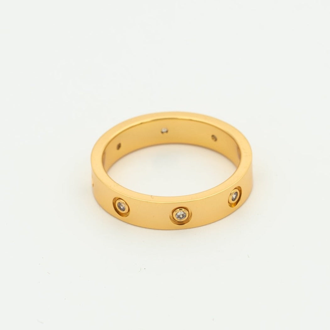 [Star Jewelry]LOVE RING 3.6MM 8 DIAMONDS