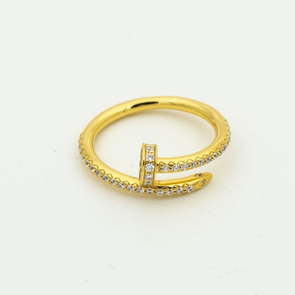 [Star Jewelry]JUSTE RING 1.8MM GOLD DIAMONDS