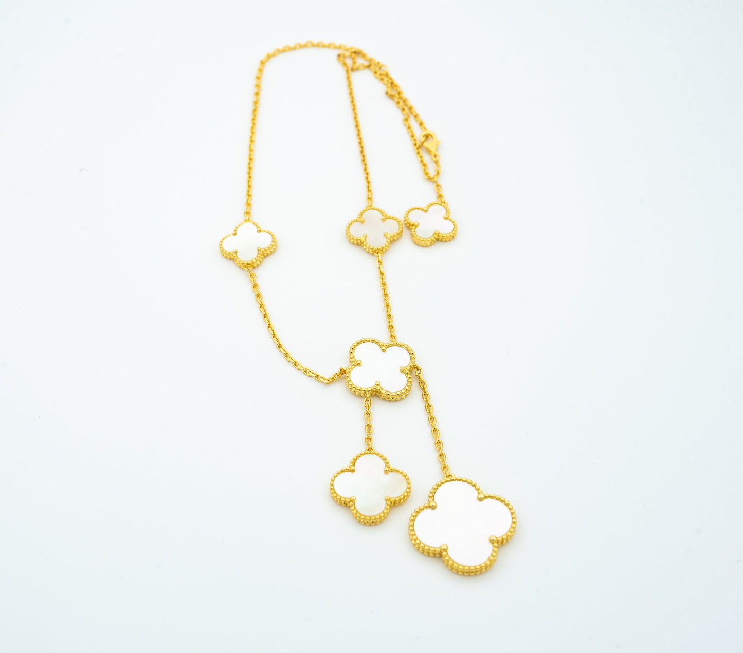 [Star Jewelry]CLOVER MOTHER OF PEARL NECKLACE 6 MOTIF