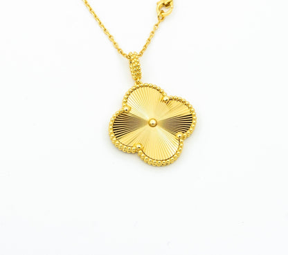 [Star Jewelry]CLOVER 25MM PEDANT NECKLACE GOLD