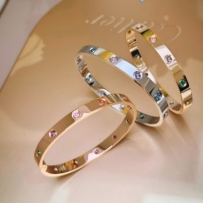 [✨Start💎]2026 RAINBOW LOVE BRACELET 6.1MM  10 DIAMONDS