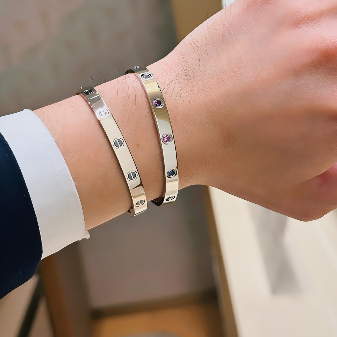[✨Start💎]2026 RAINBOW LOVE BRACELET 6.1MM  10 DIAMONDS