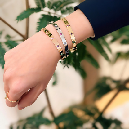 [✨Start💎]2026 RAINBOW LOVE BRACELET 6.1MM  10 DIAMONDS