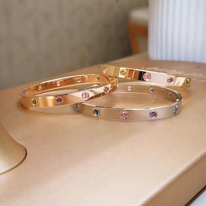 [✨Start💎]2026 RAINBOW LOVE BRACELET 6.1MM  10 DIAMONDS