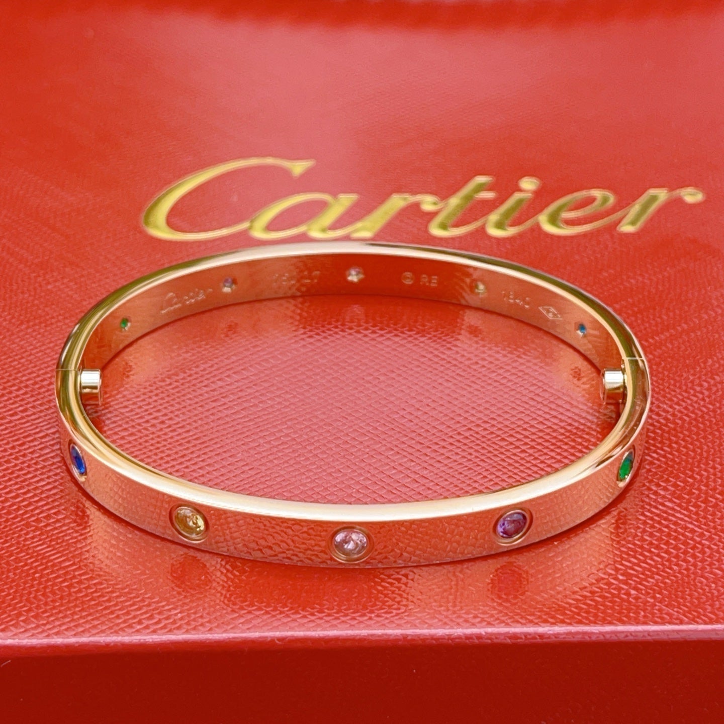 [✨Start💎]2026 RAINBOW LOVE BRACELET 6.1MM  10 DIAMONDS