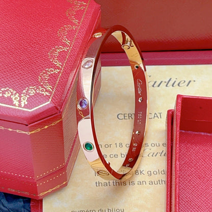 [✨Start💎]2026 RAINBOW LOVE BRACELET 6.1MM  10 DIAMONDS