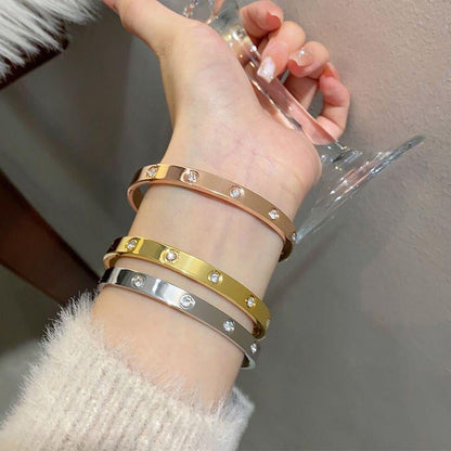 [✨Start💎]2026 RAINBOW LOVE BRACELET 6.1MM  10 DIAMONDS