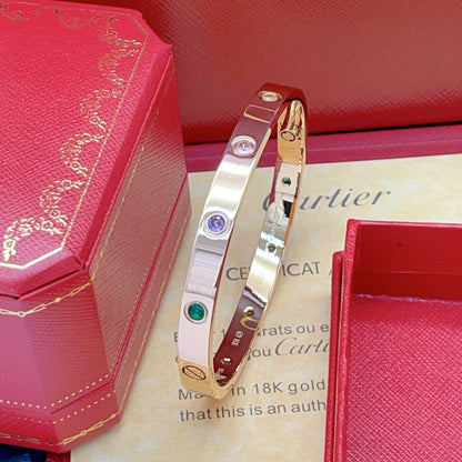 [✨Start💎]2026 RAINBOW LOVE BRACELET 6.1MM  10 DIAMONDS