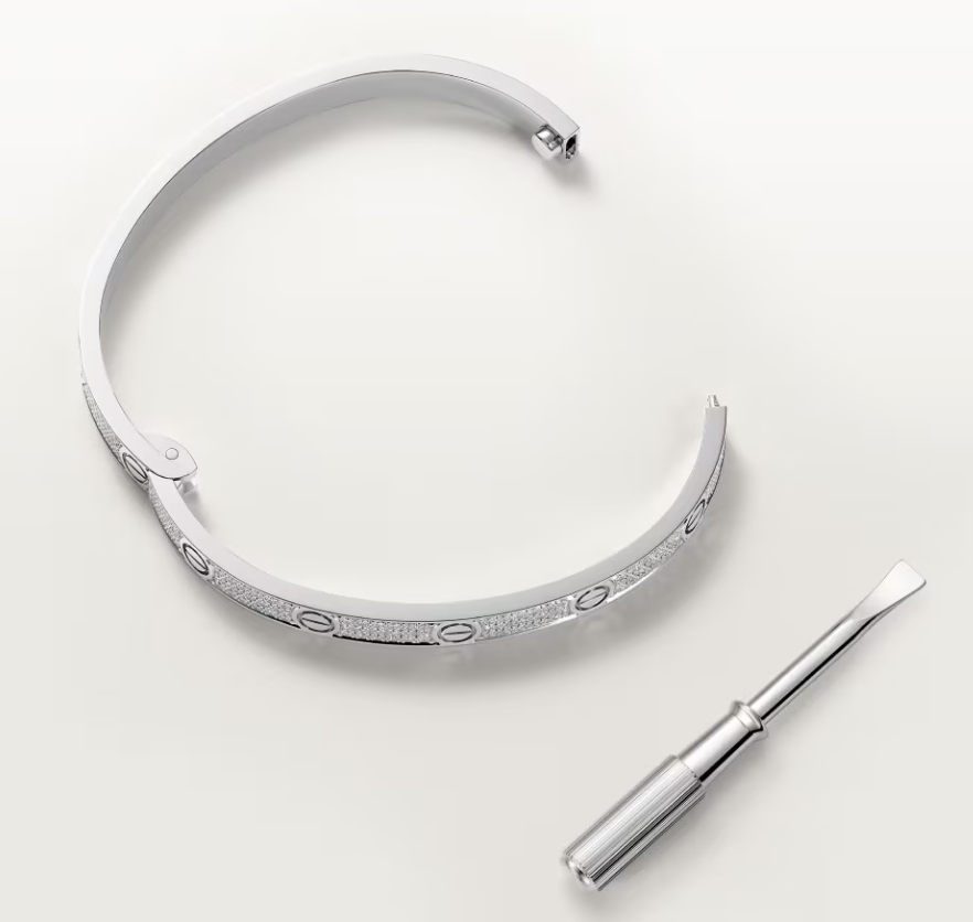 [Star Jewelry]NEW-LOVE-4.8MM-Width Diamond-Studded Bracelet