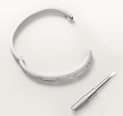 [Star Jewelry]NEW-LOVE-4.8MM-Width Diamond-Studded Bracelet