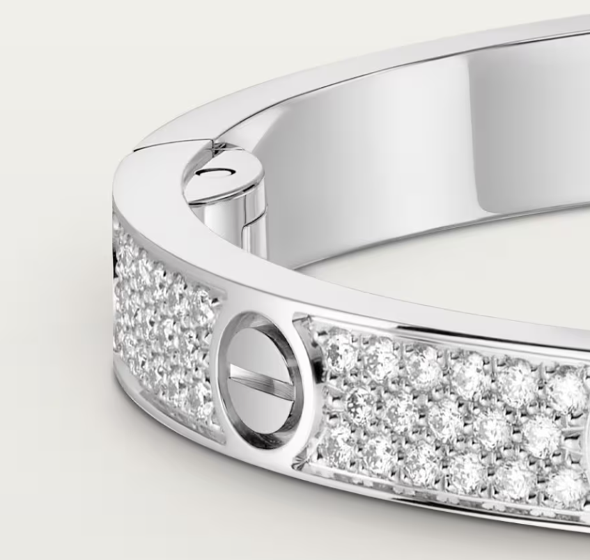 [Star Jewelry]NEW-LOVE-4.8MM-Width Diamond-Studded Bracelet