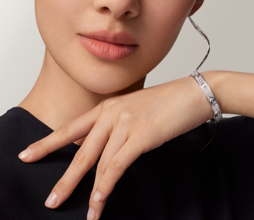 [Star Jewelry]NEW-LOVE-6.1MM-Width Diamond-Studded Bracelet