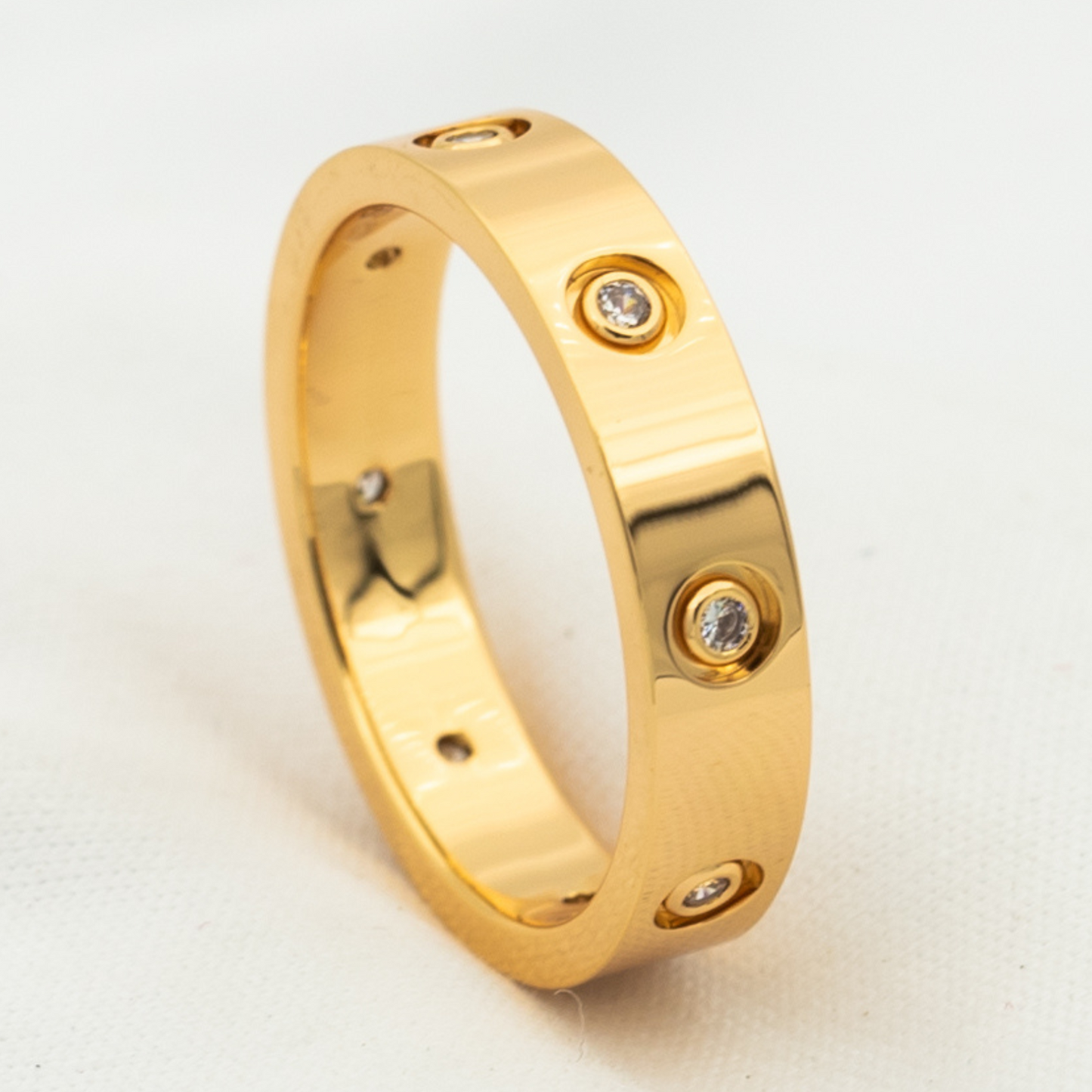 [Star Jewelry]LOVE RING 3.6MM 8 DIAMONDS