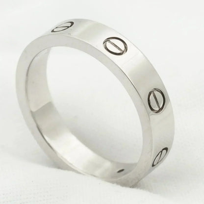 [Star Jewelry]LOVE RING 4MM 1 DIAMOND SILVER