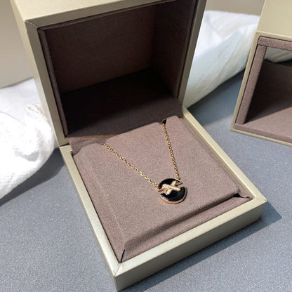 [Star Jewelry]JEUX DE PINK GOLD DIAMOND NECKLACE