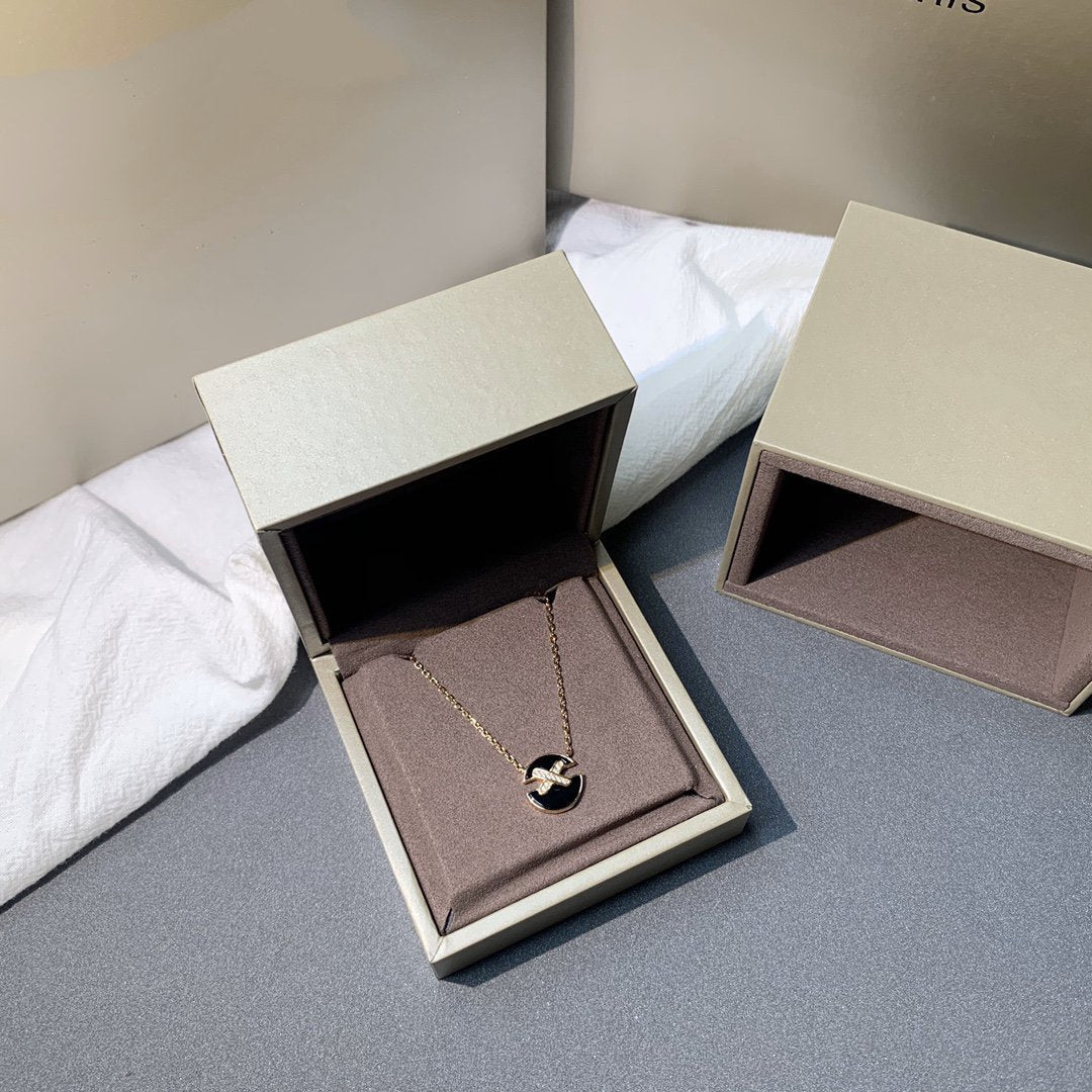 [Star Jewelry]JEUX DE PINK GOLD DIAMOND NECKLACE